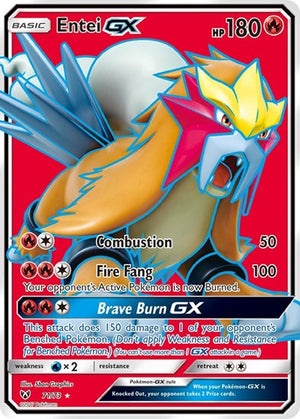 Pokemon TCG - Shining Legends - Entei GX - 71/73 - Holofoil
