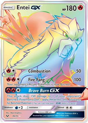 Pokemon TCG - Shining Legends - Entei GX - 74/73 - Holofoil