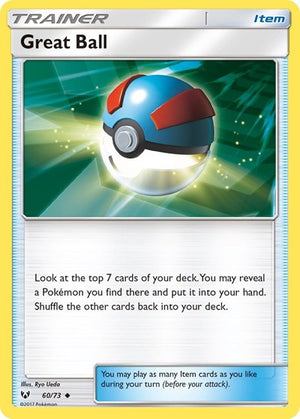 Pokemon TCG - Shining Legends - Great Ball - 60/73 - Reverse Holofoil