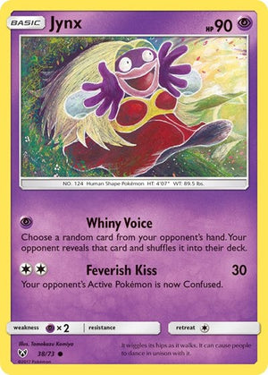 Pokemon TCG - Shining Legends - Jynx - 38/73 - Reverse Holofoil