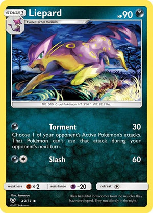 Pokemon TCG - Shining Legends - Liepard - 49/73