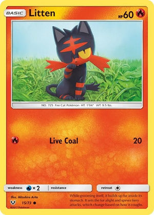 Pokemon TCG - Shining Legends - Litten - 15/73