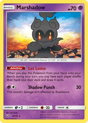 Pokemon TCG - Shining Legends - Marshadow - 45/73 - Holofoil