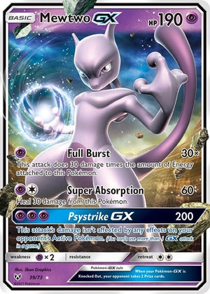 Pokemon TCG - Shining Legends - Mewtwo GX - 39/73 - Holofoil