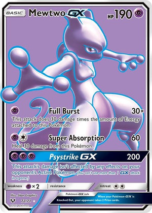 Pokemon TCG - Shining Legends - Mewtwo GX - 72/73 - Holofoil