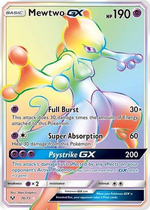 Pokemon TCG - Shining Legends - Mewtwo GX - 76/73 - Holofoil