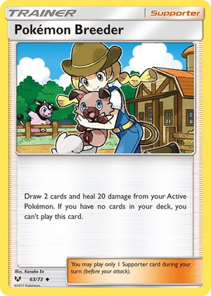Pokemon TCG - Shining Legends - Pokemon Breeder - 63/73