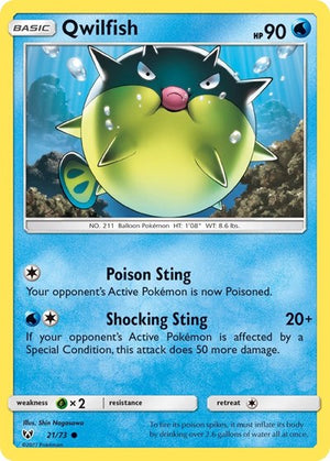 Pokemon TCG - Shining Legends - Qwilfish - 21/73