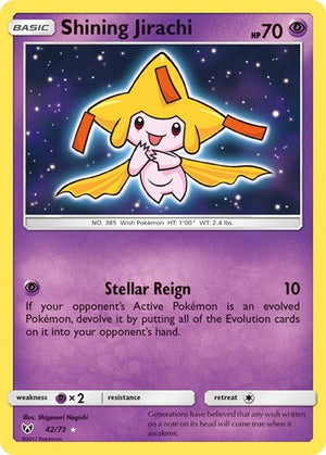 Pokemon TCG - Shining Legends - Shining Jirachi - 42/73 - Holofoil