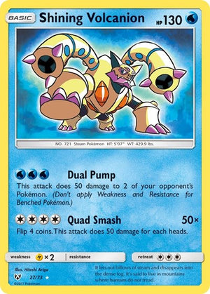 Pokemon TCG - Shining Legends - Shining Volcanion - 27/73 - Holofoil