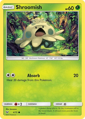 Pokemon TCG - Shining Legends - Shroomish - 4/73 - Reverse Holofoil