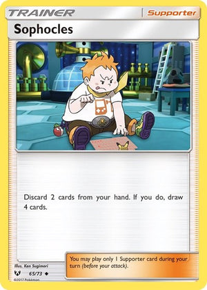 Pokemon TCG - Shining Legends - Sophocles - 65/73 - Reverse Holofoil
