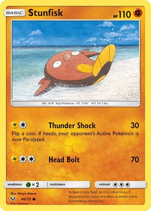 Pokemon TCG - Shining Legends - Stunfisk - 46/73