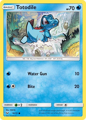 Pokemon TCG - Shining Legends - Totodile - 18/73