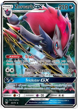 Pokemon TCG - Shining Legends - Zoroark GX - 53/73 - Holofoil