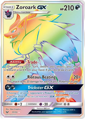 Pokemon TCG - Shining Legends - Zoroark GX - 77/73 - Holofoil