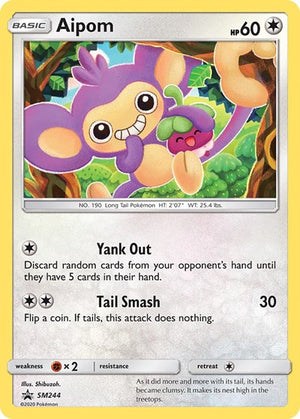 Pokemon TCG - SM Promos - Aipom - SM244 - SMP SM244