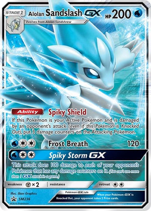 Pokemon TCG - SM Promos - Alolan Sandslash GX - SM236 - SMP SM236