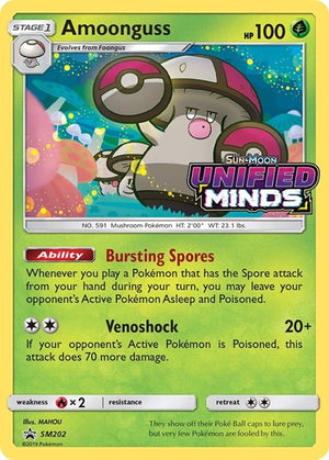 Pokemon TCG - SM Promos - Amoonguss - SM202 - (Prerelease) - SMP SM202