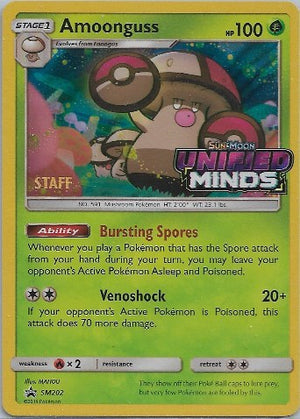 Pokemon TCG - SM Promos - Amoonguss - SM202 - (Prerelease) [Staff] - SMP SM202