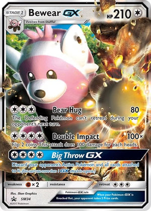 Pokemon TCG - SM Promos - Bewear GX - SM34 - SMP SM34