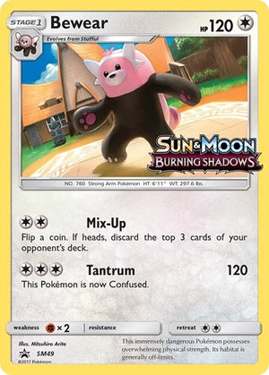 Pokemon TCG - SM Promos - Bewear - SM49 - (Prerelease) - SMP SM49