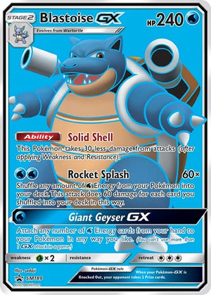 Pokemon TCG - SM Promos - Blastoise GX - SM189 - SMP SM189