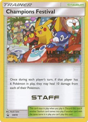 Pokemon TCG - SM Promos - Champions Festival - SM78 - (World Championships 2017) [Staff] - SMP SM78