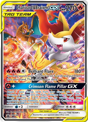Pokemon TCG - SM Promos - Charizard & Braixen GX - SM230 - SMP SM230