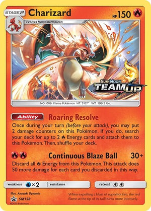 Pokemon TCG - SM Promos - Charizard - SM158 - SMP SM158