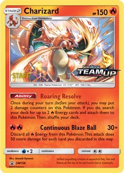 Pokemon TCG - SM Promos - Charizard - SM158 - [Staff] - SMP SM158
