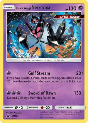 Pokemon TCG - SM Promos - Dawn Wings Necrozma - SM106 - SMP SM106
