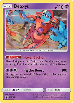 Pokemon TCG - SM Promos - Deoxys - SM164 - SMP SM164