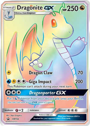 Pokemon TCG - SM Promos - Dragonite GX - SM156 - SMP SM156