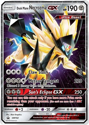 Pokemon TCG - SM Promos - Dusk Mane Necrozma GX - SM102 - SMP SM102