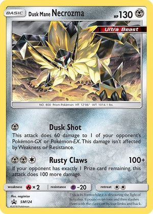 Pokemon TCG - SM Promos - Dusk Mane Necrozma - SM124 - SMP SM124