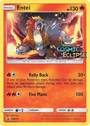 Pokemon TCG - SM Promos - Entei - SM219 - (Prerelease) - SMP SM219