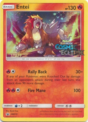 Pokemon TCG - SM Promos - Entei - SM219 - (Prerelease) [Staff] - SMP SM219
