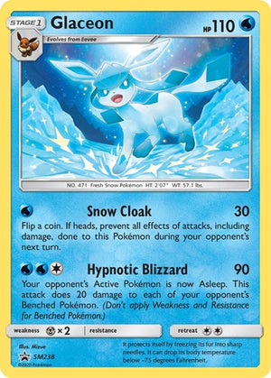 Pokemon TCG - SM Promos - Glaceon - SM238 - SMP SM238