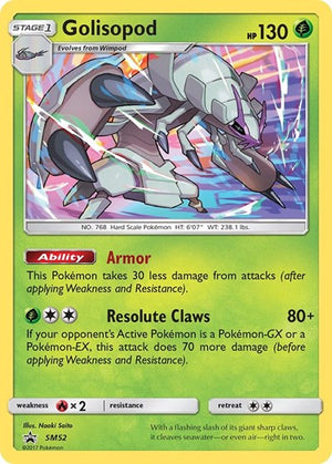 Pokemon TCG - SM Promos - Golisopod - SM52 - SMP SM52