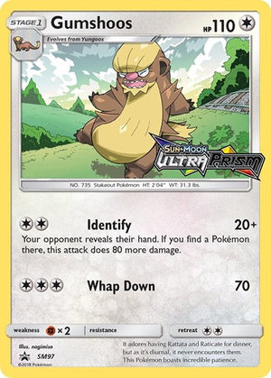 Pokemon TCG - SM Promos - Gumshoos - SM97 - (Prerelease) - SMP SM97