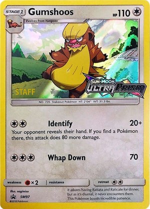 Pokemon TCG - SM Promos - Gumshoos - SM97 - (Prerelease) [Staff] - SMP SM97