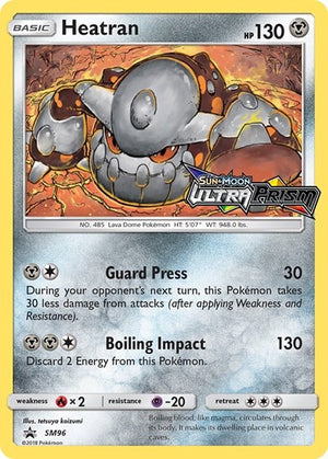 Pokemon TCG - SM Promos - Heatran - SM96 - (Prerelease) - SMP SM96