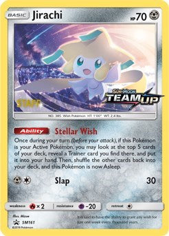 Pokemon TCG - SM Promos - Jirachi - SM161 - [Staff] - SMP SM161