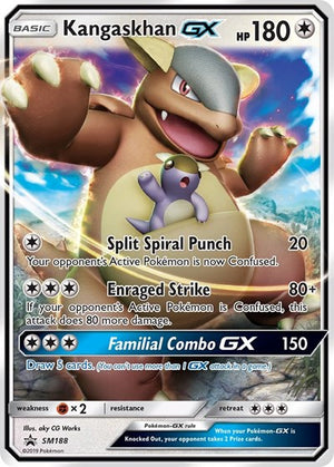 Pokemon TCG - SM Promos - Kangaskhan GX - SM188 - SMP SM188