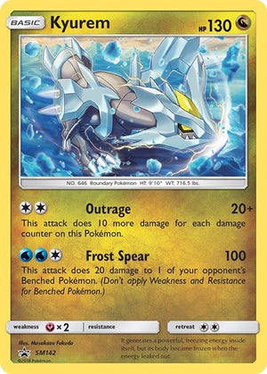 Pokemon TCG - SM Promos - Kyurem - SM142 - SMP SM142