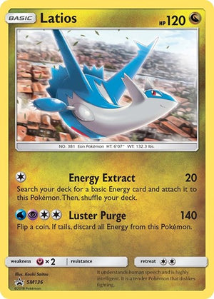 Pokemon TCG - SM Promos - Latios - SM136 - SMP SM136