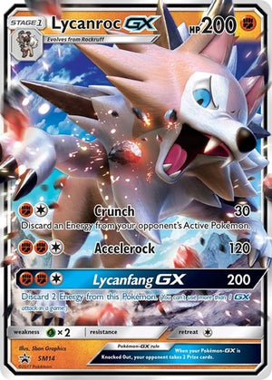 Pokemon TCG - SM Promos - Lycanroc GX - SM14 - SMP SM14