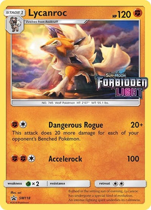 Pokemon TCG - SM Promos - Lycanroc - SM118 - (Prerelease) - SMP SM118