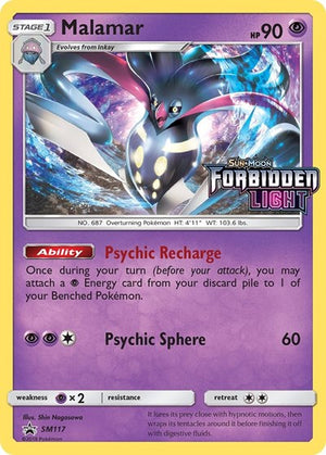 Pokemon TCG - SM Promos - Malamar - SM117 - (Prerelease) - SMP SM117